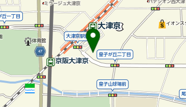 そば処めんぼう 西大津店の地図画像