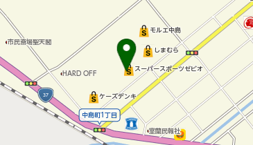 ヴィクトリアゴルフ モルエ室蘭中島店の地図画像