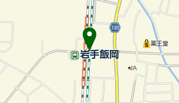 JR東日本 岩手飯岡駅みどりの窓口の地図画像