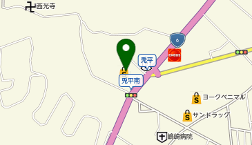 ヴィクトリアゴルフ 日立城南店の地図画像