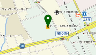 ヴィクトリアゴルフ ビバモールさいたま新都心店の地図画像