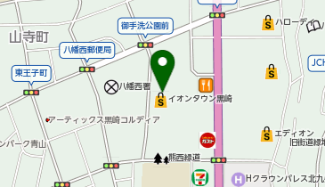 ヴィクトリアゴルフイオンタウン黒崎店の地図画像