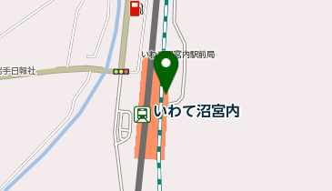 JR東日本 いわて沼宮内駅みどりの窓口の地図画像