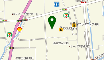 ヴィクトリアゴルフ 熊本本山店の地図画像