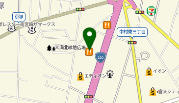 ヴィクトリアゴルフ 宮崎店の地図画像