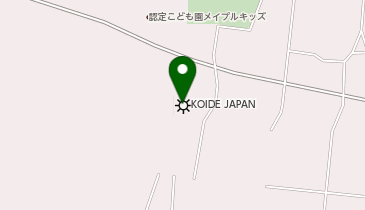 KOIDE JAPAN(コイデ ジャパン)株式会社 本社・佐野事業所の地図画像