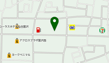 ゆず庵 仙台富沢店の地図画像