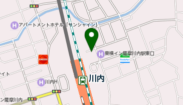 SSプラザせんだいの地図画像