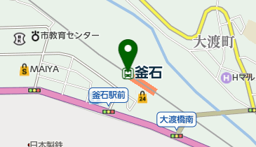 JR東日本 釜石駅みどりの窓口の地図画像