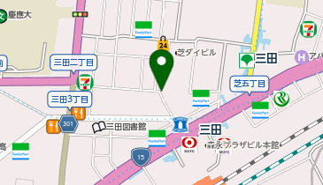 カラオケの鉄人 田町駅三田口店の地図画像