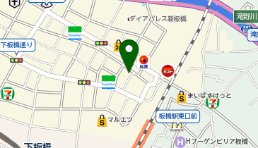 カラオケの鉄人 板橋店の地図画像