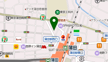 カラオケの鉄人 蒲田店の地図画像