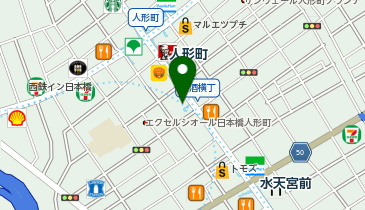 カラオケの鉄人 人形町店の地図画像