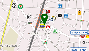 カラオケの鉄人 竹ノ塚店の地図画像