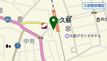 JR東日本 久慈駅みどりの窓口の地図画像