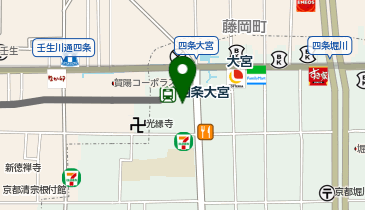 カルド四条大宮の地図画像