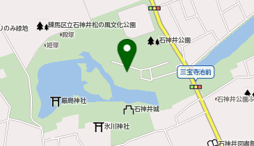 三宝寺池沼沢植物群落の地図画像