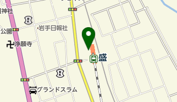 JR東日本 盛駅みどりの窓口の地図画像