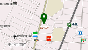 京都日産自動車株式会社 洛北店の地図画像