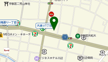 panya(パンヤ)芦屋 宇都宮大通り店の地図画像