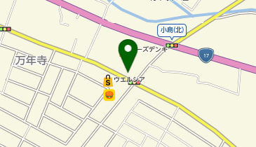 餃子の雪松 本庄店の地図画像