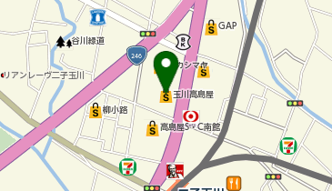 カバーマーク 玉川高島屋S・C店の地図画像