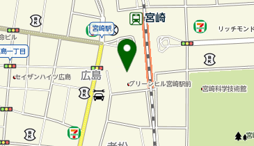 THE KISS+(ザ キス プラス) アミュプラザみやざき店の地図画像