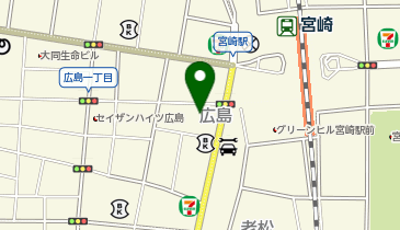 ホットヨガスタジオLAVA(ラバ) アミュプラザみやざき店の地図画像