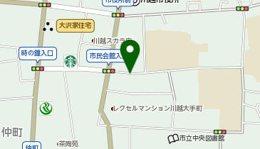 ココファン 川越大手町の地図画像