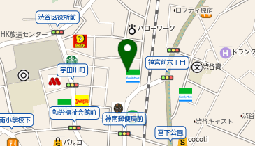 渋谷クロスFMの地図画像