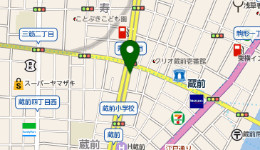 スタートライン台東蔵前店の地図画像