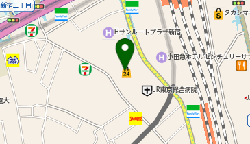 YKK AP ショールーム新宿の地図画像
