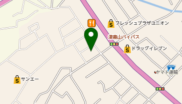 Sandy Laundry(サンディ ランドリー) 津嘉山店の地図画像