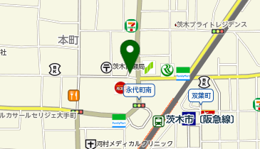 おたからや 阪急本通店の地図画像