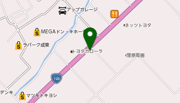 餃子の雪松 山武店の地図画像