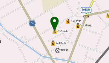 クリーニングの スパークル カネスエ養老店の地図画像