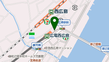 神戸サンド 西広島店の地図画像