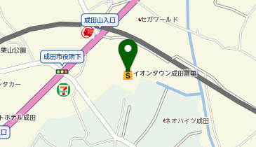 ハイド・アンド・シーク イオンタウン成田富里店の地図画像