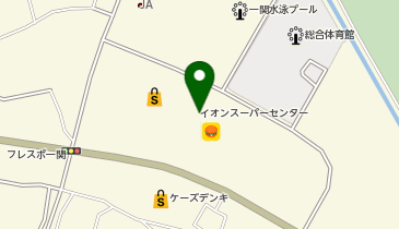 Amerikaya(アメリカヤ) イオンスーパーセンター一関店の地図画像