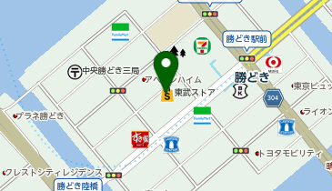 ニチイホーム 勝どきの地図画像