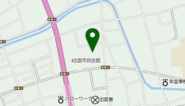 ニューウェルシティ出雲 えんや温泉の地図画像