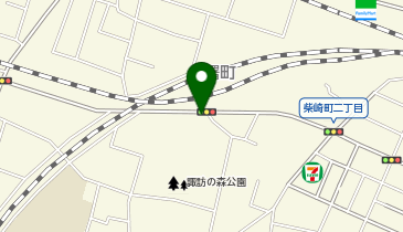 立川市諏訪の森広場の地図画像