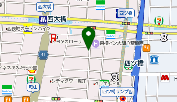 Ancci brush(アンシ ブラシ) 大阪・北堀江店の地図画像