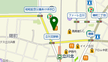 B&D(ビーアンドディー) 立川店の地図画像