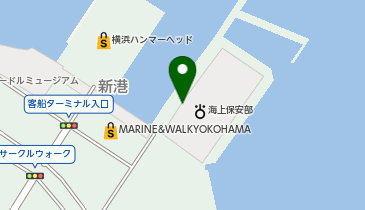 横浜海上保安部の地図画像