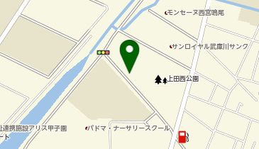 上田南ポンプ場の地図画像