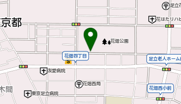 花畑記念庭園の地図画像