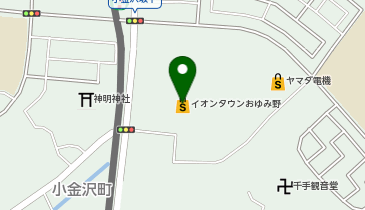 ハイド・アンド・シーク イオンタウンおゆみ野店の地図画像