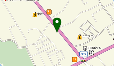 餃子の雪松 大田原店の地図画像