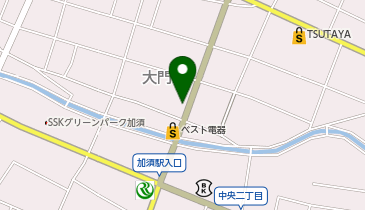 餃子の雪松 加須店の地図画像